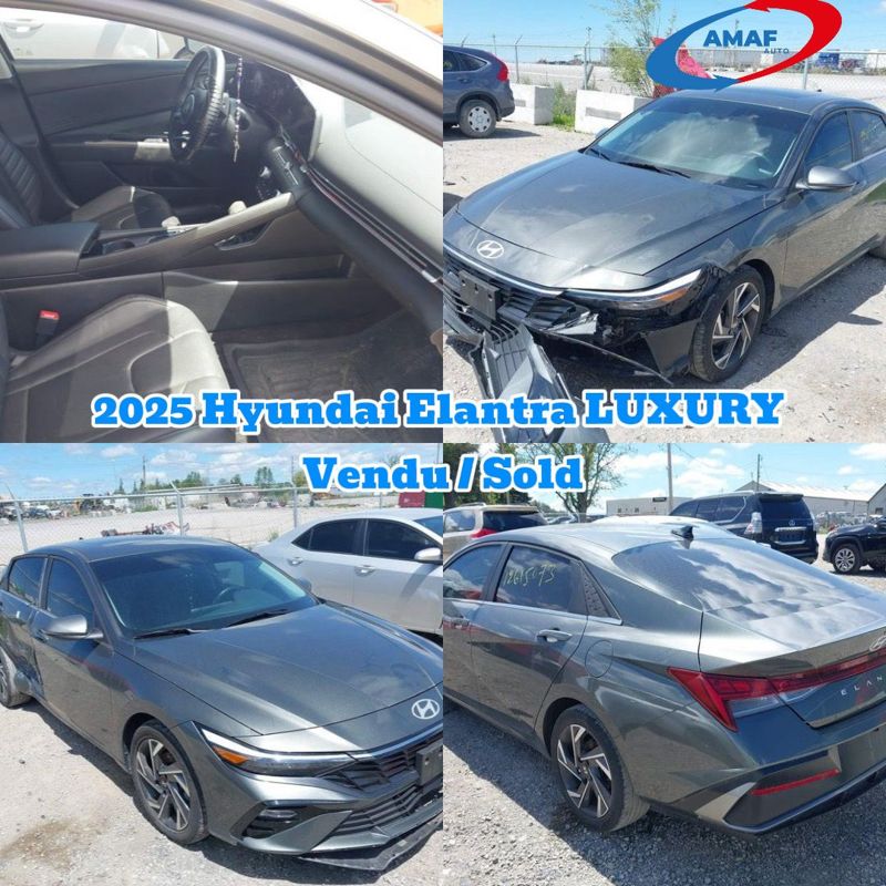 2025 Hyundai Elantra Luxury vendue par AMAF Auto